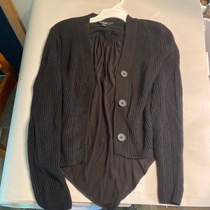 Vera Wang black cardigan